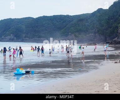 Giappone,Izu Peninsula,kisami,Ohama beach Foto Stock