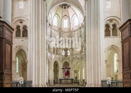 Francia,Oise,Saint-Germer-de-Fly,Saint-Germer-de-Fly abbey,abbazia benedettina fondata nel VII secolo Foto Stock