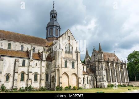 Francia,Oise,Saint-Germer-de-Fly,Saint-Germer-de-Fly abbey,abbazia benedettina fondata nel VII secolo Foto Stock