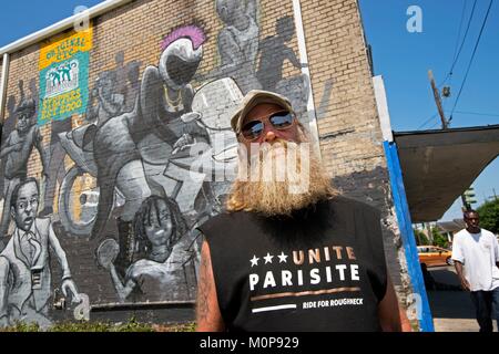 Stati Uniti,Louisiana,New Orleans,l'area Marigny Foto Stock