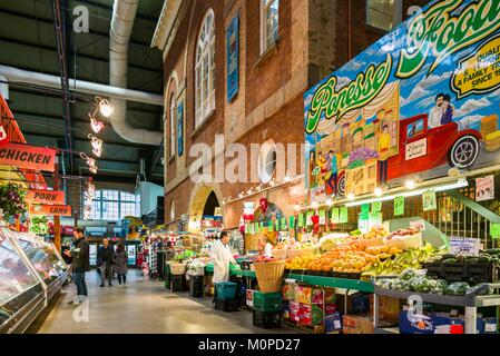 Canada,Ontario,Toronto,San Lawrence Market,interno Foto Stock