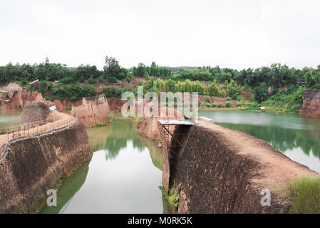 Natura paesaggio di un Grand Canyon in Chiang Mai, Thailandia. Foto Stock