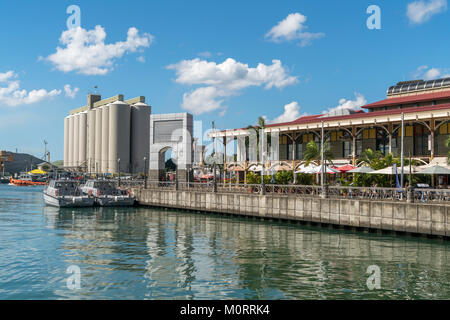 Caudan Waterfront, Port Louis, Mauritius, Afrika | Caudan Waterfront, Port Louis, Mauritius, Africa Foto Stock