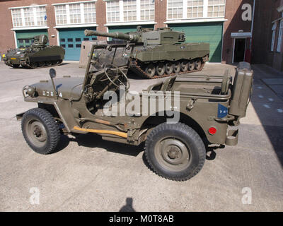 Cavalerie Museumdag 2010 Jeep Willys N57834 (10Aprile2010) pic2 Foto Stock