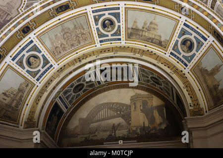 Carnegie Mellon University College of Fine Arts building - soffitto 5 - DSC02458 Foto Stock