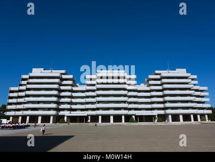 Songdowon internazionale dei bambini edifici di camp, Kangwon Provincia, Wonsan, Corea del Nord Foto Stock