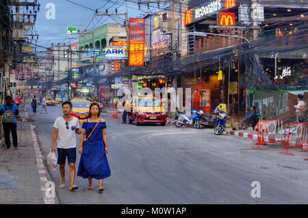 Asia,Thailandia,Koh Samui Island,Chaweng city Foto Stock