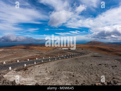 Strada che porta al monte Paektu, Ryanggang Provincia, Mount Paektu, Corea del Nord Foto Stock