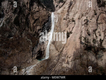 Kuryong falls, Kangwon-do, Mount Kumgang, Corea del Nord Foto Stock