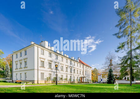 Jablonna Palace e giardino inglese complessa, sobborgo di Varsavia, Masovia voivodato, Polonia. Foto Stock