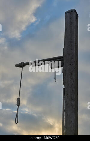 Hangmans cappio fiume thame Foto Stock