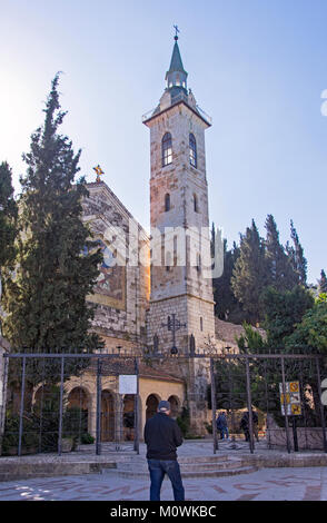 Chiesa della Visitazione di Maria ad Elisabetta vicino a Gerusalemme Foto Stock