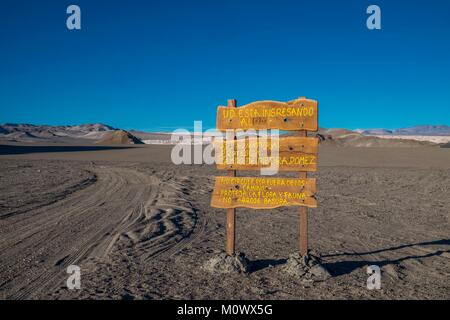 L'Argentina,Catamarca provincia,Puna desert,el Penon,Campo de Piedra Pomez Foto Stock