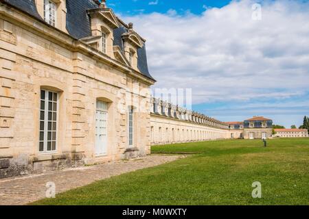 Francia,Charente Maritime,Rochefort,quartiere di Arsenal,le Corderie Royale progettato da Colbert nel 1666 Foto Stock