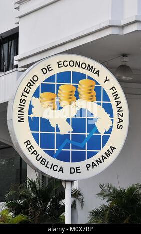 Economia e finanze ministero la costruzione di città di Panama Panama Foto Stock