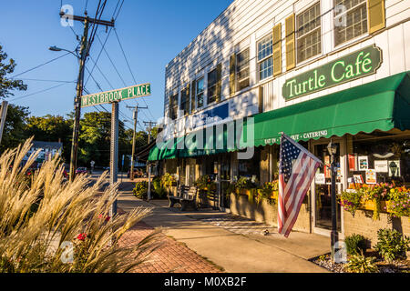 Negozi North Main Street   Westbrook, Connecticut, Stati Uniti d'America Foto Stock