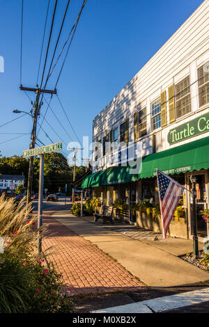 Negozi North Main Street   Westbrook, Connecticut, Stati Uniti d'America Foto Stock