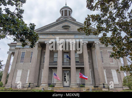 Il vecchio e storico tribunale in Vicksburg Mississippi Foto Stock