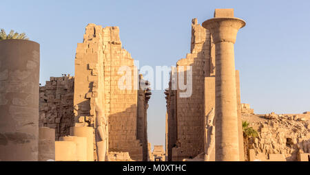 Luxor e Karnak Foto Stock