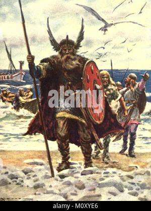 Leif Erikson Leif Eriksson, Leif Erikson, Leif Ericson (c. 970 - c. 1020) Norse explorer dall'Islanda. Foto Stock
