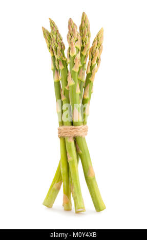 Percorso di asparagi isolato Foto Stock