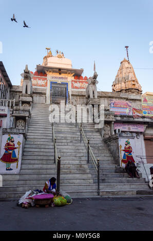 Tempio Jagdish, Udaipur, Rajasthan, India Foto Stock