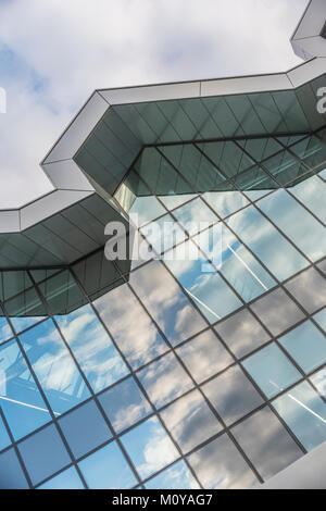 Il Collegio Nazionale per i treni ad alta velocità, stabilimento di Doncaster, nello Yorkshire da British prassi architettonica BondBryan PHILLIP ROBERTS Foto Stock