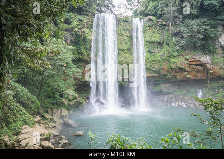 Misol Ha Falls, Palenque, Messico Foto Stock
