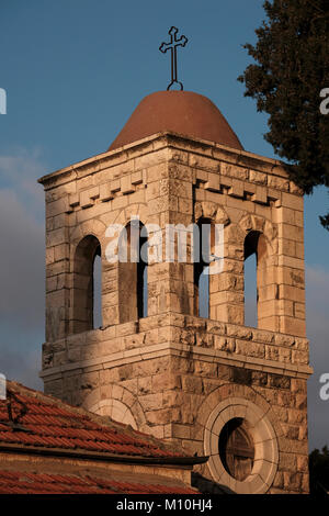 Vista del santuario della Chiesa etiopica in Gerusalemme - Debre Genet ...