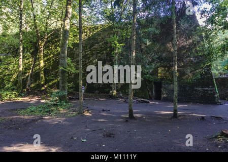 Residence di Martin Bormann, Hitler segretario personale di Wolf's Lair - il quartier generale di Adolf Hitler vicino villaggio Gierloz, Polonia Foto Stock