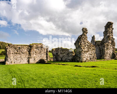 Rovine dell'abbazia cistercense, abbazia di Sawley, Sawley, Clitheroe, Ribble Valley, Lancashire - Historic County Palatine, Regno Unito, Foto Stock