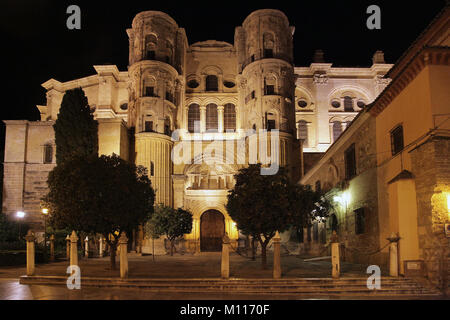 Cattedrale Malaga Andalusia Spagna Santa Iglesia Catedral Basílica de la Encarnación Foto Stock