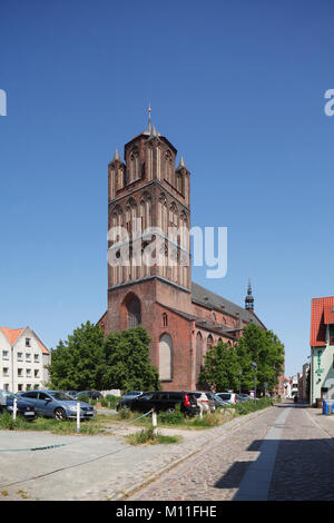 Chiesa Jakobikirche , Stralsund, Meclenburgo-Pomerania Occidentale, Germania, Europa mi Jakobikirche , Altstadt, Stralsund, Meclenburgo-Pomerania Occidentale, Germania Foto Stock