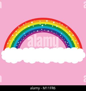 Vettore di Rainbow Illustrazione Vettoriale