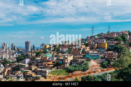 Paesaggio di Belo Horizonte, significato bellissimo orizzonte, è la sesta città più grande del Brasile Foto Stock