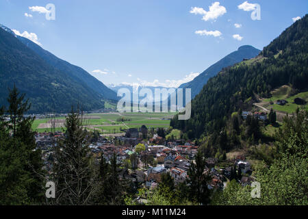 Valli di Tures ed Aurina è un comune città mercato in Alto Adige nel nord Italia. Foto Stock