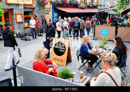 Quay Street, Galway, Irlanda Foto Stock