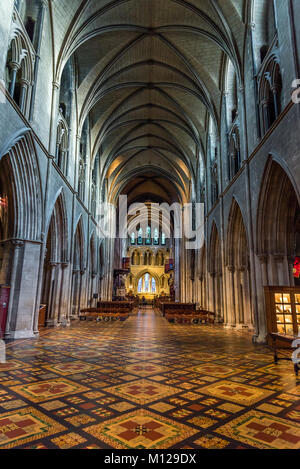 All'interno della Cattedrale di San Patrizio a Dublino Foto Stock