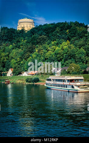 Vienna, Austria, Passau, Regebsburg, Weltenburg, Nurnberg, Bamberg, Wursburg, Werthein, Heidelberg, Mainz, Coblenza, Colonia, Amsterdam, Reno Foto Stock