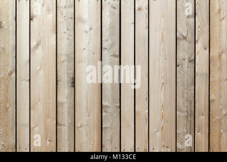 Parete esterna in legno segato decorazione di rivestimento Foto Stock