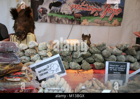 Londra REGNO UNITO 26 gennaio 2018 la Francia show tenutosi presso il London Olympia con tutte le informazioni su France , formaggio vini e champagne e anche la possibilità di acquistare proprietà con la consulenza legale dato credito: Paolo Quezada-Neiman/Alamy Live News Foto Stock