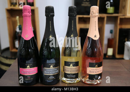 Londra REGNO UNITO 26 gennaio 2018 la Francia show tenutosi presso il London Olympia con tutte le informazioni su France , formaggio vini e champagne e anche la possibilità di acquistare proprietà con la consulenza legale dato credito: Paolo Quezada-Neiman/Alamy Live News Foto Stock