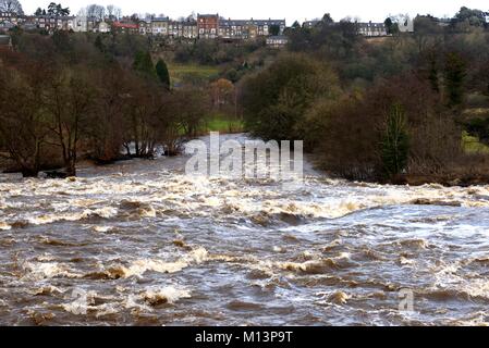 Fiume Swale nell ondata Foto Stock