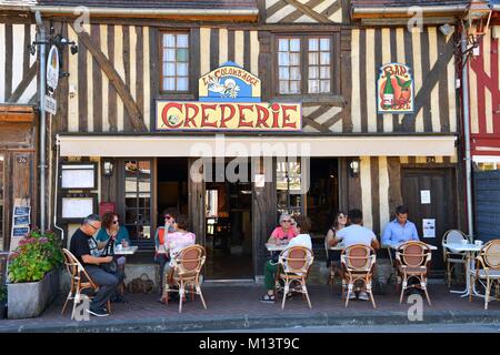 Francia, Calvados, Pays d'Auge, Beuvron En Auge, etichettati Les Plus Beaux Villages de France (i più bei villaggi di Francia) Foto Stock