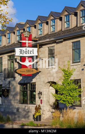 Canada, Provincia di Quebec, Outaouais, città di Gatineau, vecchia di Aylmer, Main Street, British Hotel Ospitato in un edificio storico Foto Stock
