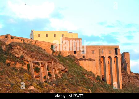 L'Italia, la Campania, il Golfo di Napoli, Isola di Procida, terra murata Foto Stock