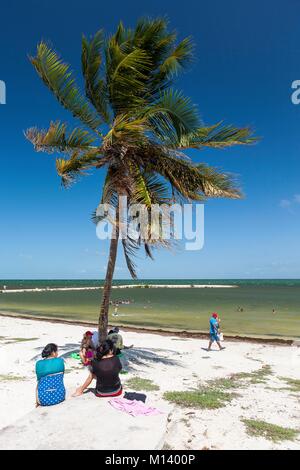 Cuba, provincia di Villa Clara, Caibarien, spiaggia Foto Stock