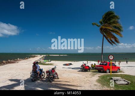 Cuba, provincia di Villa Clara, Caibarien, spiaggia Foto Stock