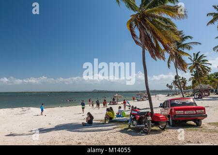 Cuba, provincia di Villa Clara, Caibarien, spiaggia Foto Stock