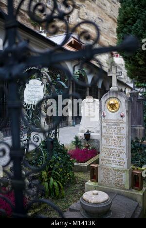 Austria salisburghese, Salisburgo, Stiftskirche San Pietro Chiesa, cimitero Foto Stock